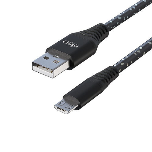 FORZA Кабель для зарядки Звёздное небо Micro USB, 1м, 2А, 4 цвета, пакет FORZA