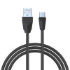 FORZA Кабель для зарядки Комфорт Type-C, 1м, 1А, PVC, прорезиненный, 5 цветов, пакет FORZA