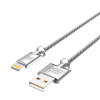 PRILUCHNIY Кабель для зарядки Metall iP, 1м, 2,4A, металл BY
