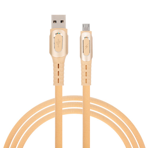 ВСЁГАЗИН Кабель для зарядки Экстрим Micro USB, 1м, 3А, Быстрая зарядка QC3.0, ткань ВСЁГАЗИН