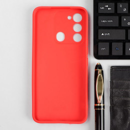 Чехол Red Line Ultimate, для телефона Tecno Spark GO 2022, силиконовый, красный