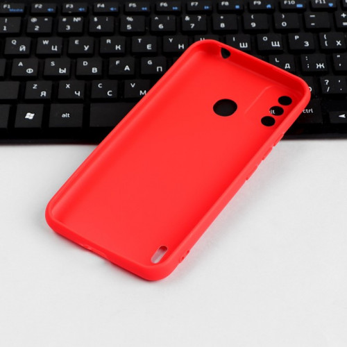 Чехол Red Line Ultimate, для телефона Itel A48, силиконовый, красный Red Line