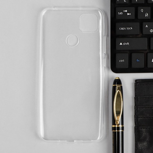 Чехол для Xiaomi Redmi 10A, силиконовый, прозрачный No Name