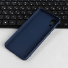 Чехол PERO, для телефона Samsung A03 Core, силиконовый, синий PERO