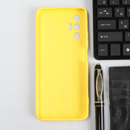 Чехол Red Line Ultimate, для телефона Tecno Pova 3, силиконовый, желтый