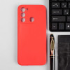Чехол Red Line Ultimate, для телефона Tecno Spark GO 2022, силиконовый, красный Red Line
