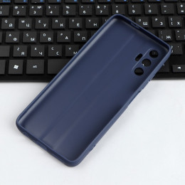 Чехол Red Line Ultimate, для телефона Tecno Pova 3, силиконовый, синий