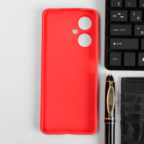 Чехол Red Line Ultimate, для телефона Tecno Camon 19, силиконовый, красный Red Line