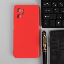 Чехол PERO, для телефона Realme C35, силиконовый, красный