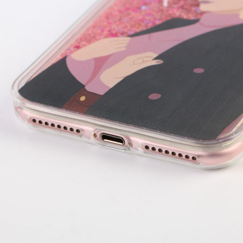 Чехол для телефона iPhone 7,8 PLUS с блёстками внутри Ambition, 7.7 × 15.8 см Like me