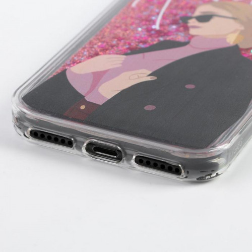 Чехол для телефона iPhone 7,8 с блёстками внутри Ambition, 6.8 × 14 см Like me