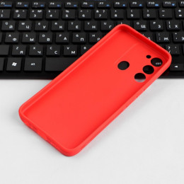 Чехол Red Line Ultimate, для телефона Tecno Spark 8c, силиконовый, красный