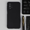 Чехол для Samsung Galaxy A13, силиконовый, матовый, черный No Name