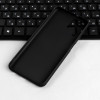 Чехол для Samsung Galaxy A22, силиконовый, матовый, черный No Name