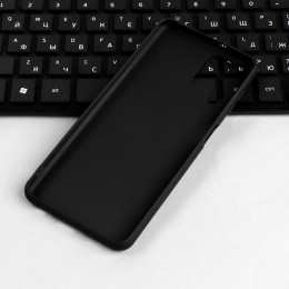 Чехол для Samsung Galaxy A22, силиконовый, матовый, черный