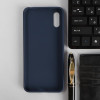 Чехол PERO, для телефона Xiaomi Redmi 9A, силиконовый, синий PERO