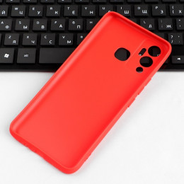 Чехол Red Line Ultimate, для телефона Infinix HOT 12 PLAY, силиконовый, красный