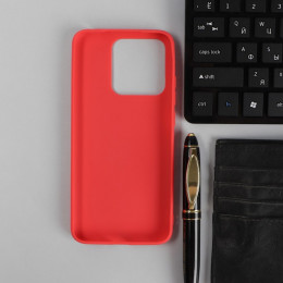 Чехол PERO, для телефона Xiaomi Redmi 10A, силиконовый, красный