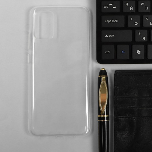 Чехол PERO, для телефона Samsung A02S, силиконовый, прозрачный PERO