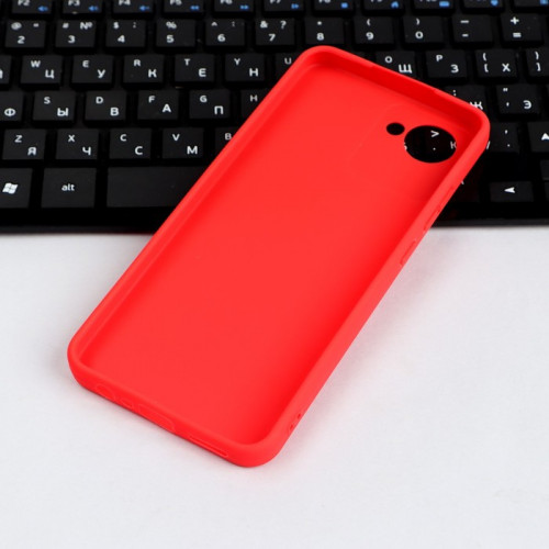 Чехол Red Line Ultimate, для телефона Realme C30, силиконовый, красный Red Line