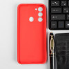 Чехол Red Line Ultimate, для телефона Tecno Spark 8c, силиконовый, красный Red Line