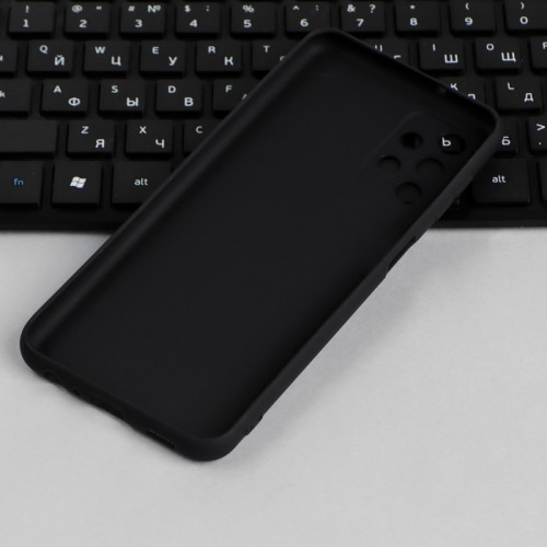 Чехол для Samsung Galaxy A13, силиконовый, матовый, черный No Name