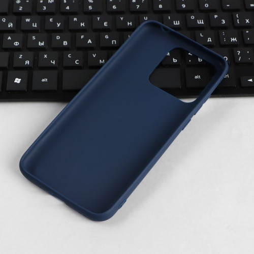 Чехол PERO, для телефона Xiaomi Redmi 10A, силиконовый, синий PERO
