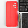 Чехол Red Line Ultimate, для телефона Tecno Pova 3, силиконовый, красный Red Line