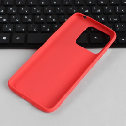 Чехол PERO, для телефона Xiaomi Redmi 10A, силиконовый, красный
