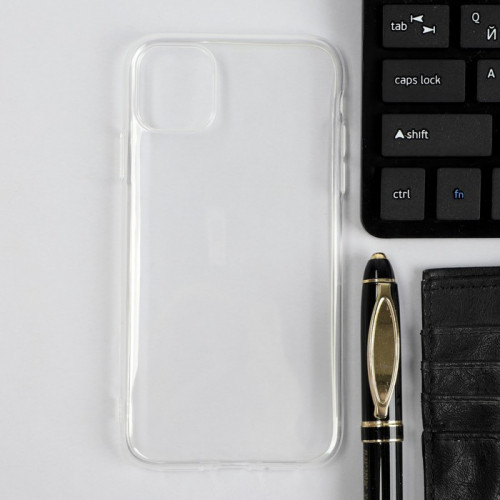 Чехол iBox Crystal, для телефона iPhone 11, силиконовый, прозрачный iBox