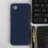 Чехол PERO, для телефона Samsung A03 Core, силиконовый, синий PERO