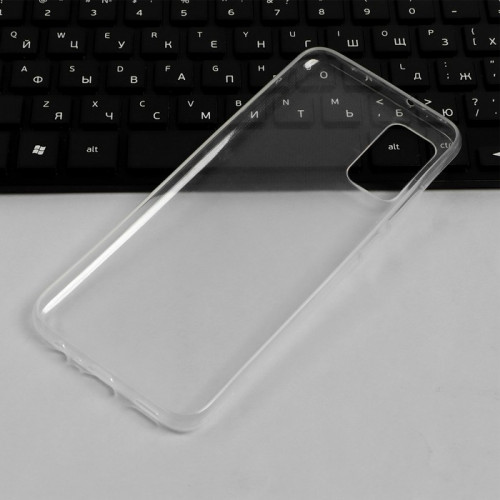 Чехол PERO, для телефона Samsung A02S, силиконовый, прозрачный PERO