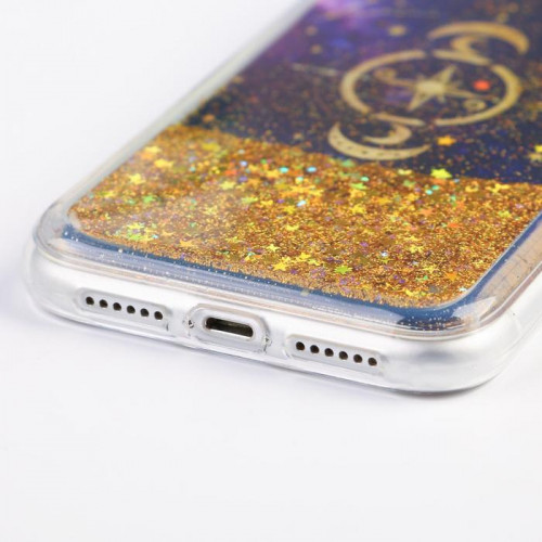 Чехол для телефона iPhone XR с блёстками внутри Stars, 7.6 × 15.1 см Like me