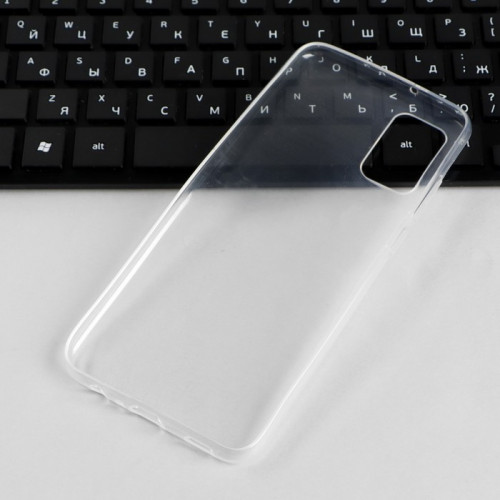 Чехол PERO, для телефона Samsung A02, силиконовый, прозрачный PERO