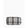 Косметичка на молнии объёмная, маленькая, с рисунком, чёрная (производитель не указан)