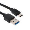 Кабель Luazon, Type-C - USB, 1 А, 1 м, чёрный Luazon Home