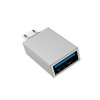 Адаптер Borofone BV2, USB - MicroUSB, серебристый Borofone