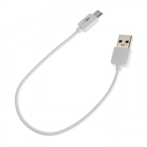 Кабель Exployd EX-K-1392, Type-C - USB, 2.4 А, 0.25 м, силиконовая оплетка, белый Exployd