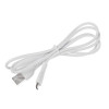 Кабель Borofone BX51, microUSB - USB, 2.4 А, 1 м, PVC оплётка, белый Borofone