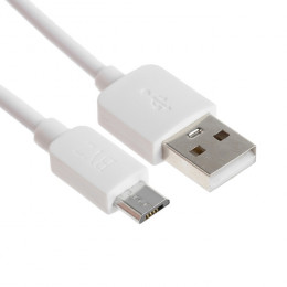 Кабель BYZ BL-641, micro USB - USB, 1 А, 1 м, передача данных. белый