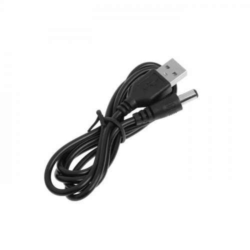 Кабель универсальный LuazON, разъем 5.5 - USB, 0,8 м, чёрный Luazon Home