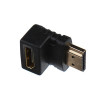 Переходник LuazON, HDMI (M) - HDMI (F), угловой Luazon Home