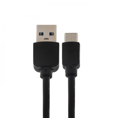 Кабель Luazon, Type-C - USB, 1 А, 1 м, чёрный Luazon Home