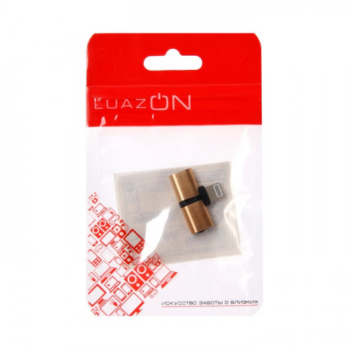 Переходник Luazon, с Lightning на 2xLightning 8 pin, МИКС Luazon Home