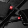 Кабель Borofone BX21, microUSB - USB, 2.4 А, 1 м, тканевая оплётка, красный Borofone