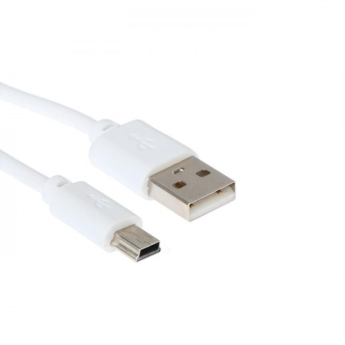 Кабель LuazON, miniUSB - USB, 1 А, 1.8 м, белый Luazon Home