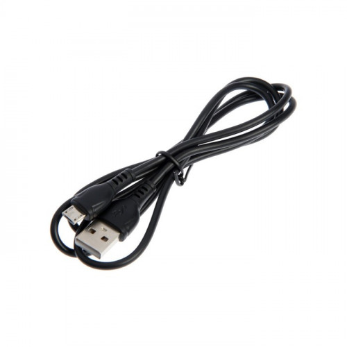 Кабель Borofone BX51, microUSB - USB, 2.4 А, 1 м, PVC оплётка, чёрный Borofone