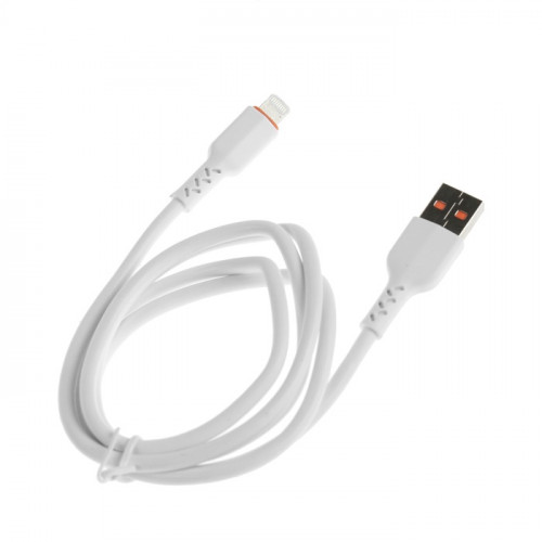 Кабель BYZ BC-151, Lightninig - USB, 5 А, 1.1 м, TPE, белый BYZ