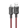 Кабель Hoco X94, Micro USB - USB, 2.4 А, 1 м, передача данных, ПВХ, красный Hoco