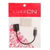 OTG кабель Luazon, Type-C - USB, 1 А, 0.14 м, чёрный Luazon Home